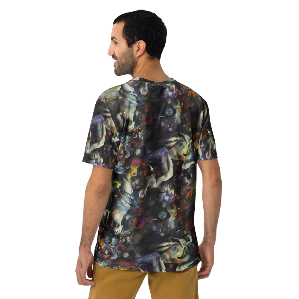 Dreamweaver's Canvas on Men's Crew Neck T-Shirt — Back
