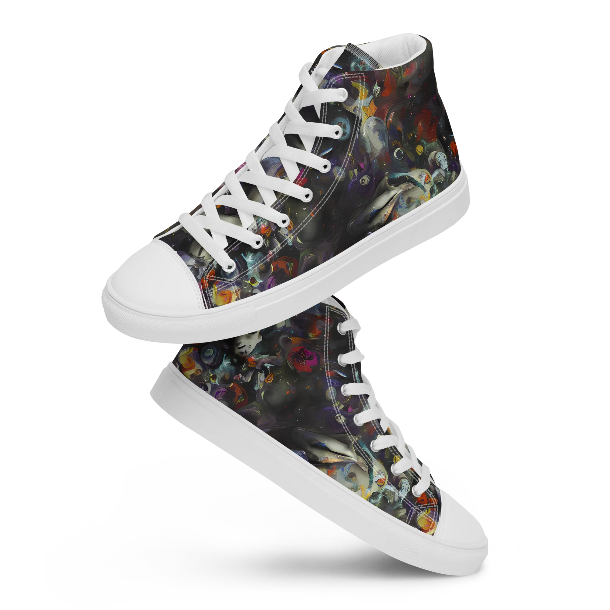 Dreamweaver's Canvas on Men's High Top Canvas Shoes — Front