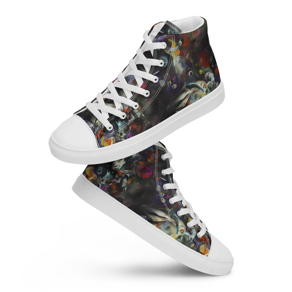 Dreamweaver's Canvas on Men's High Top Canvas Shoes — Front