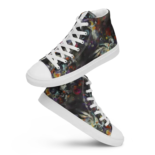 Dreamweaver's Canvas on a Men's High Top Canvas Shoes