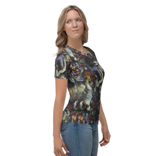 Dreamweaver's Canvas on a Women's Crew Neck T-Shirt