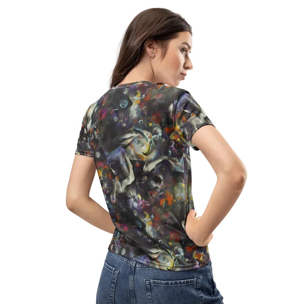 Dreamweaver's Canvas on Women's Crew Neck T-Shirt — Back