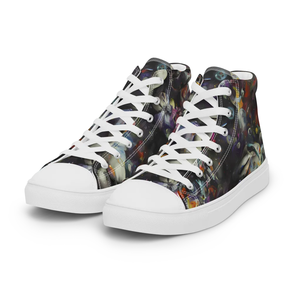Dreamweaver's Canvas on Women's High Top Canvas Shoes — Left Front