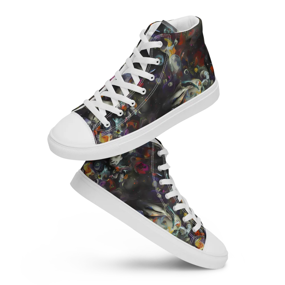 Dreamweaver's Canvas on Women's High Top Canvas Shoes — Front