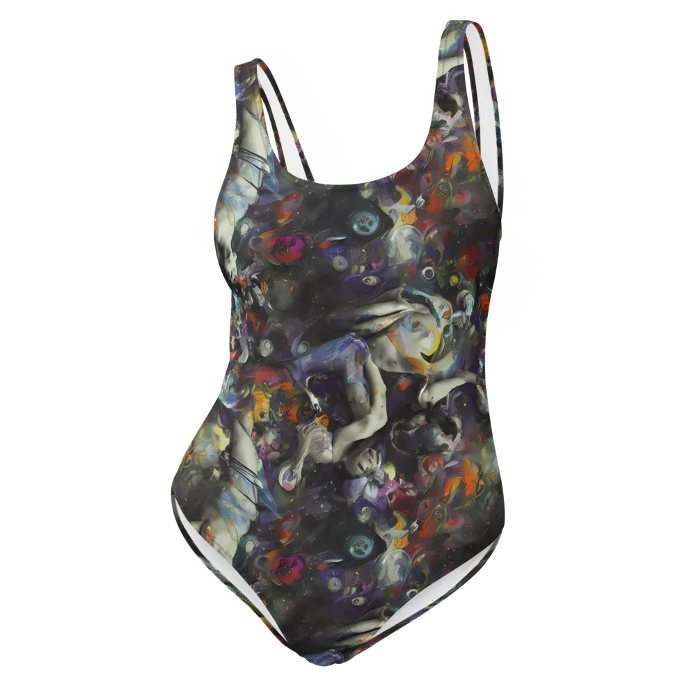 Dreamweaver's Canvas on One-Piece Swimsuit — Front
