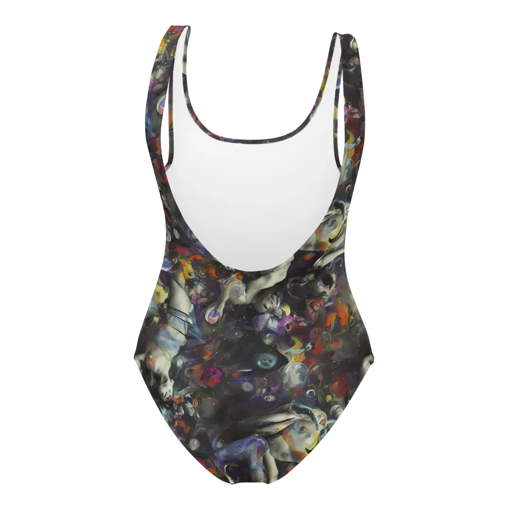 Dreamweaver's Canvas on One-Piece Swimsuit — Back
