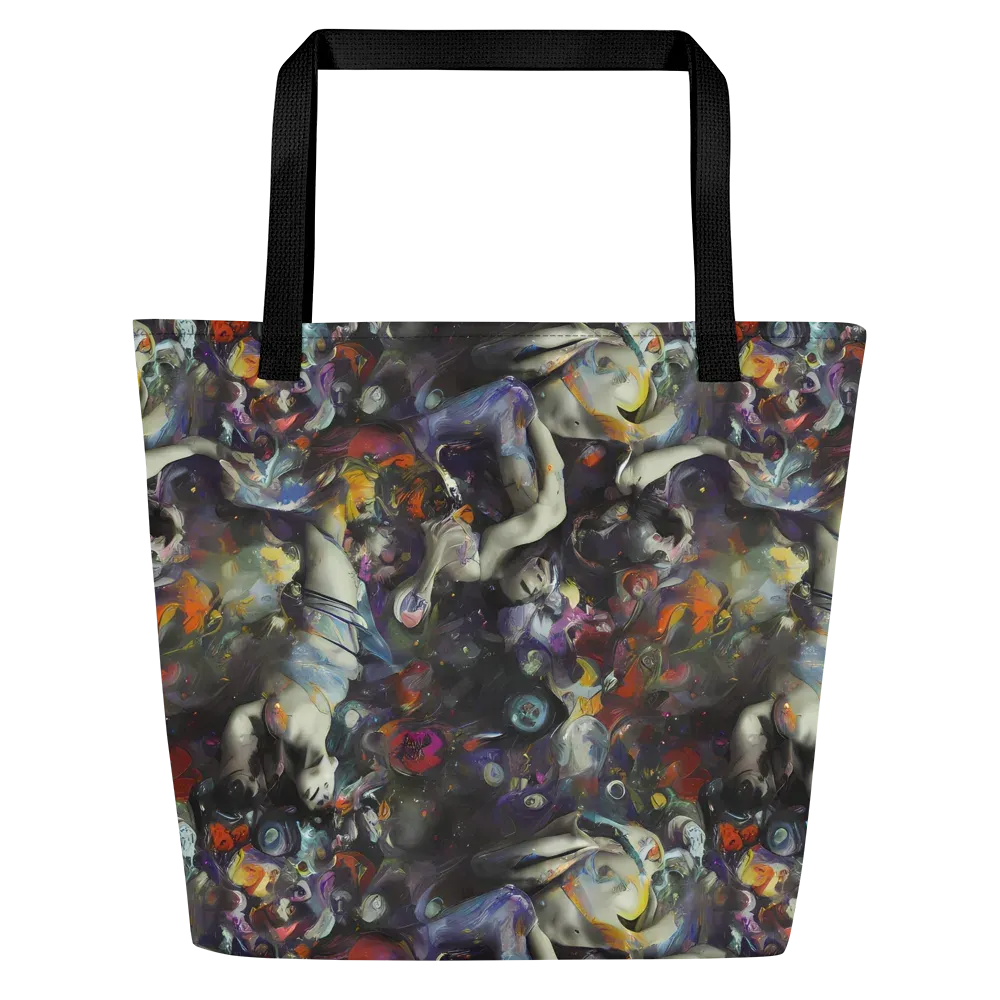 Dreamweaver's Canvas on Large Tote Bag W/ Pocket — Front