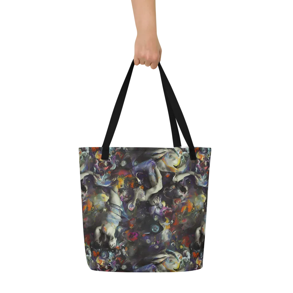 Dreamweaver's Canvas on Large Tote Bag W/ Pocket — Front
