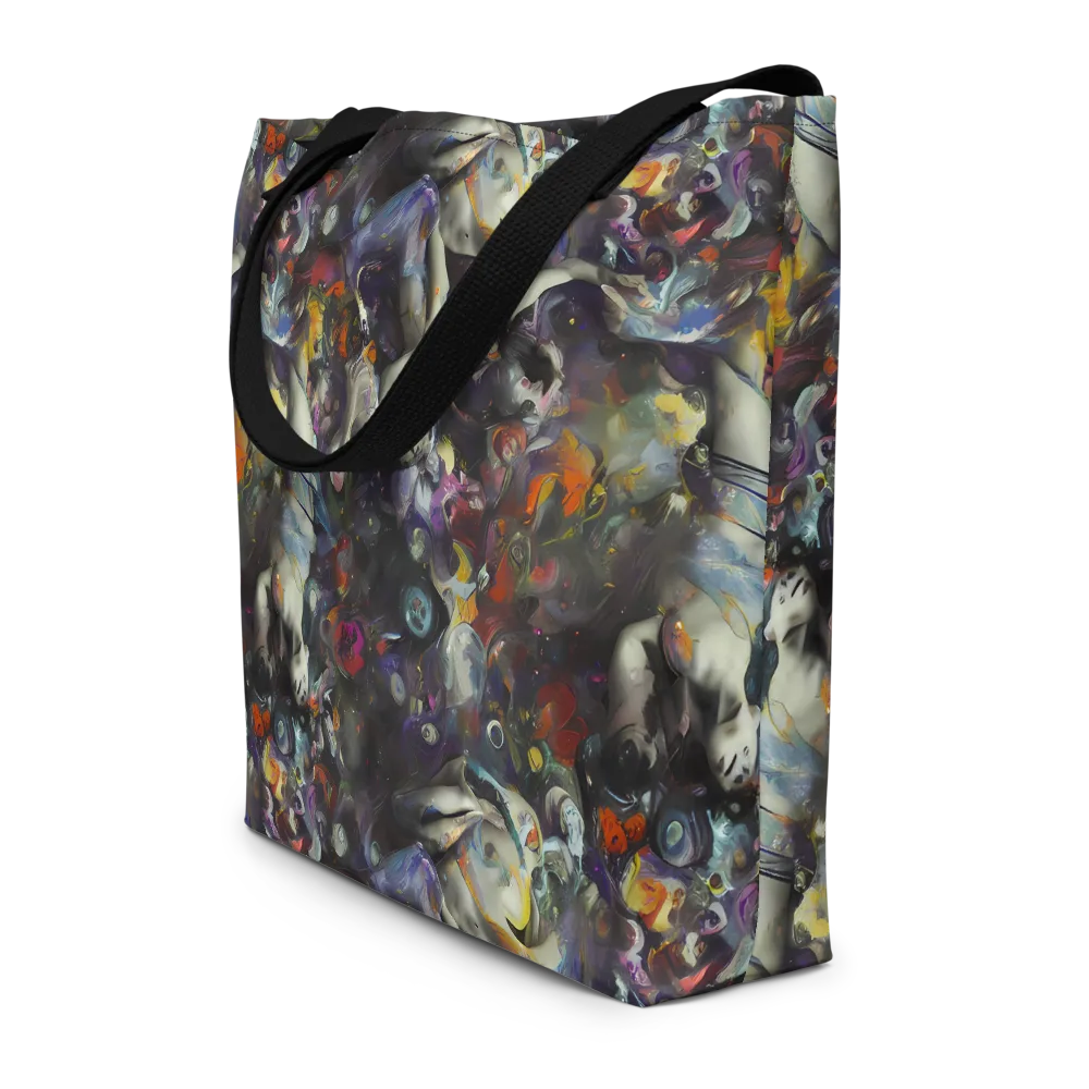 Dreamweaver's Canvas on Large Tote Bag W/ Pocket — Front