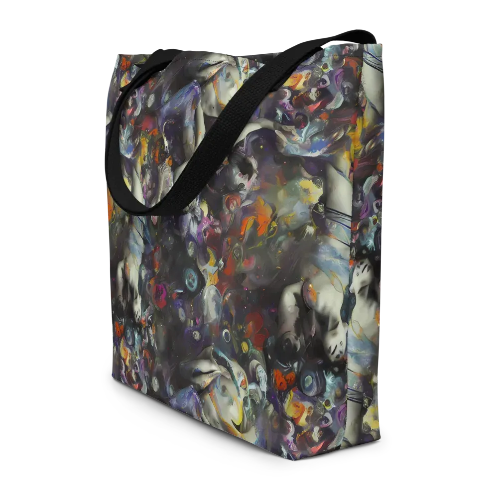 Dreamweaver's Canvas on Large Tote Bag W/ Pocket — Front