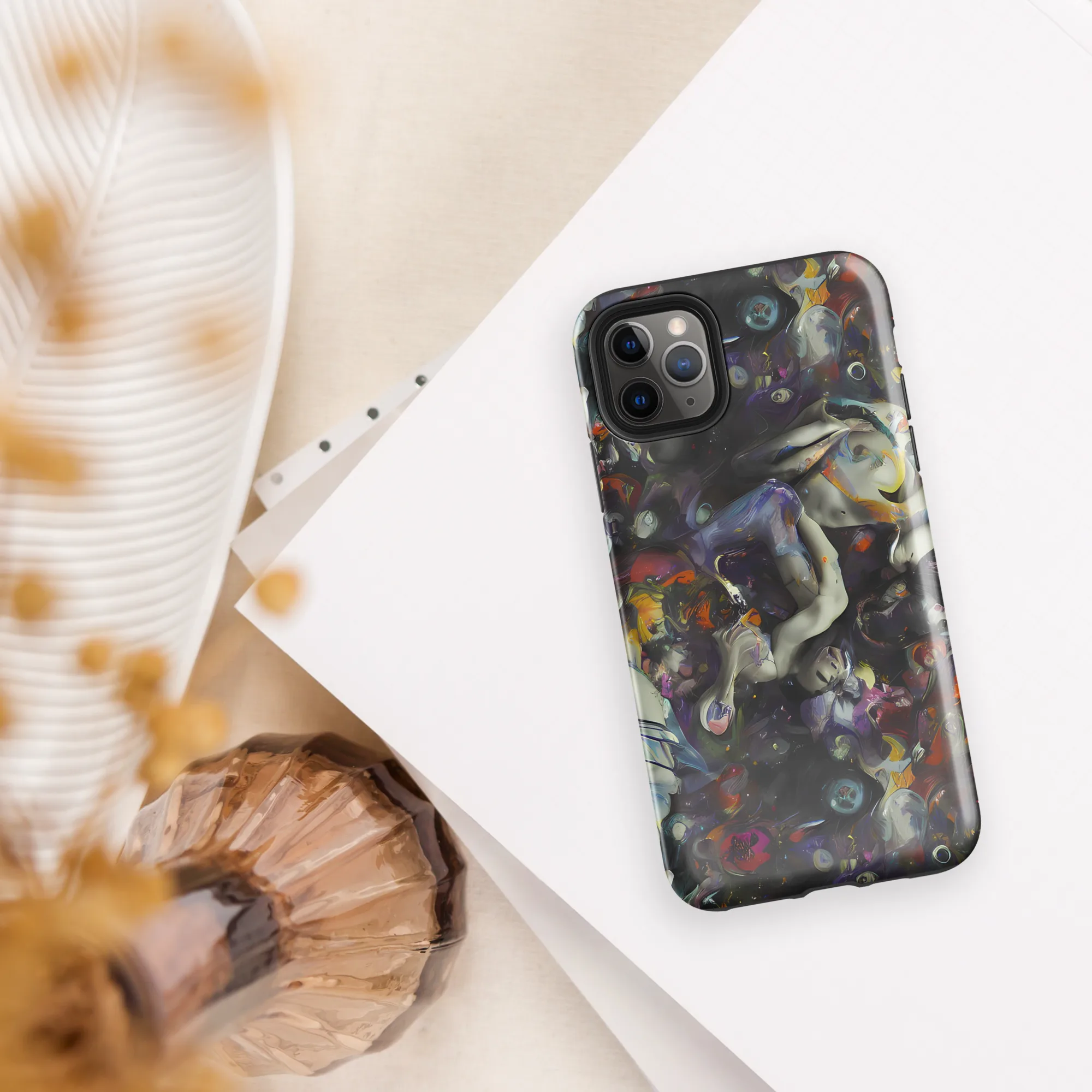 Dreamweaver's Canvas on Tough Case for iPhone® — Front
