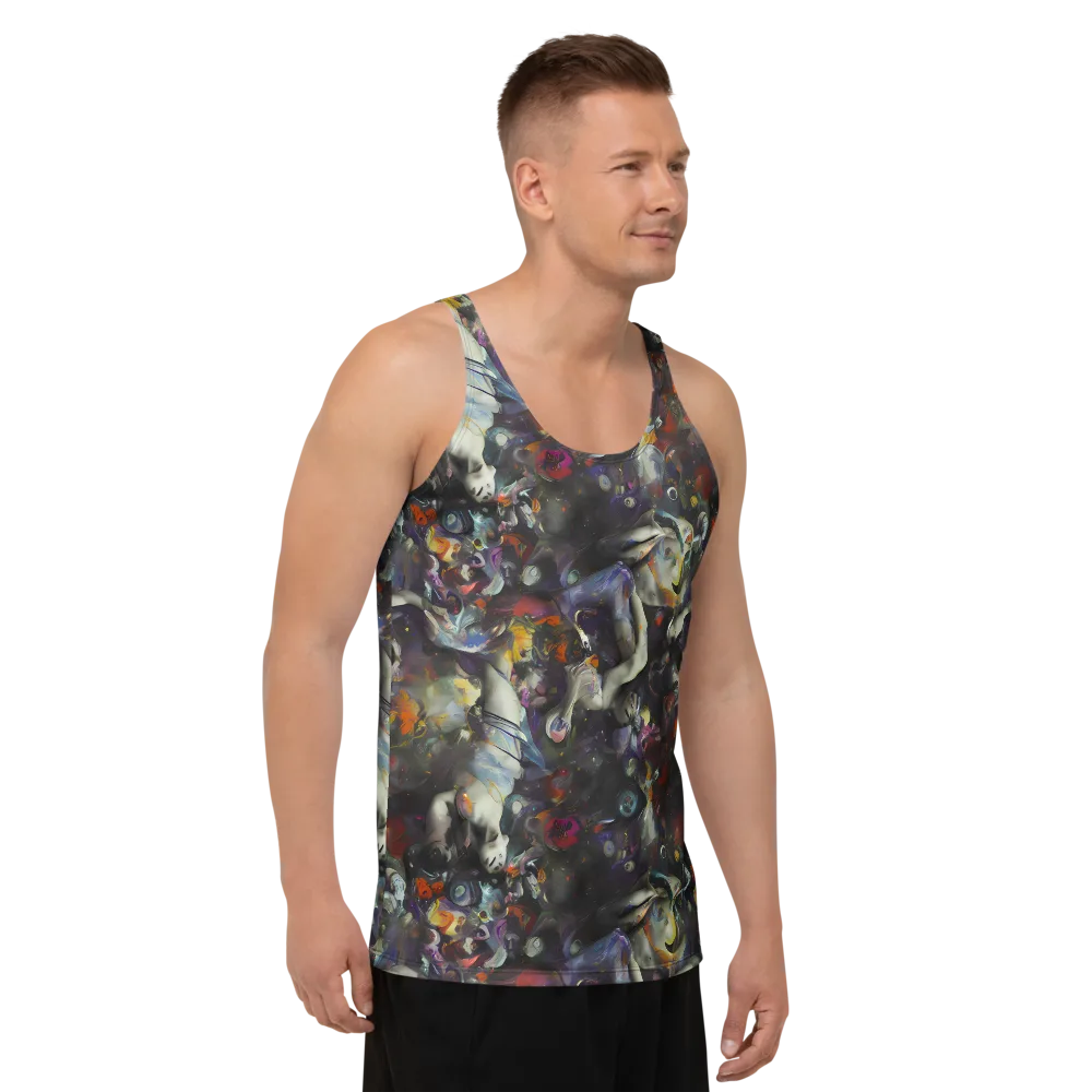 Dreamweaver's Canvas on Men's Tank Top — Right Front