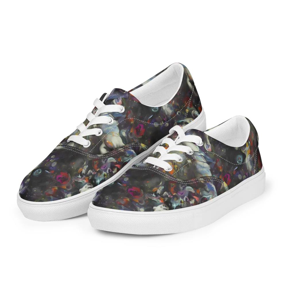 Dreamweaver's Canvas on Men's Lace-Up Canvas Shoes — Left Front