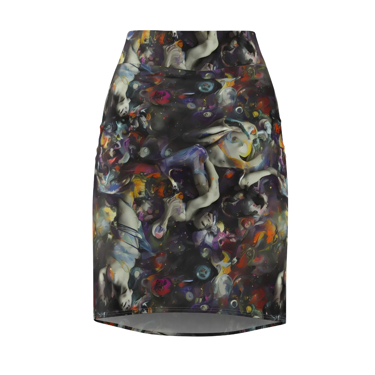 Dreamweaver's Canvas on Pencil Skirt — Front