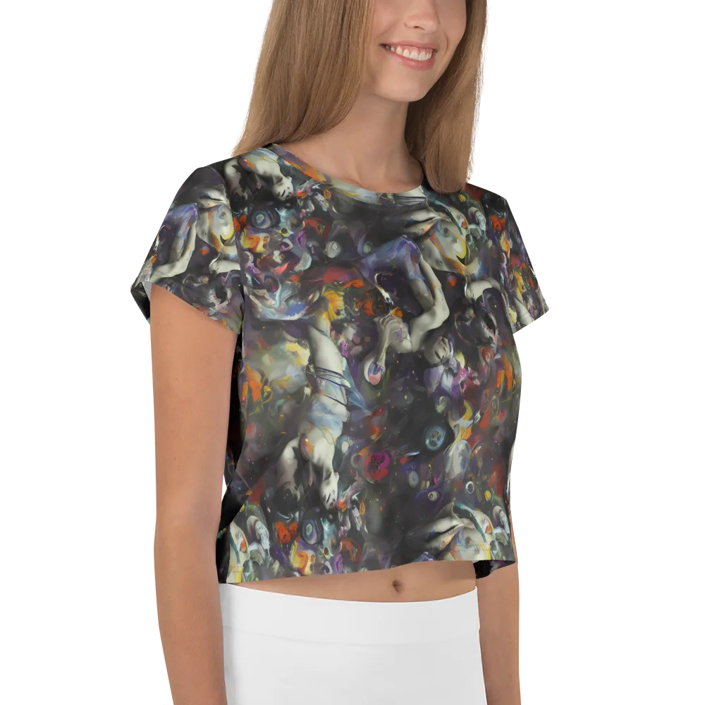 Dreamweaver's Canvas on Crop Tee — Right
