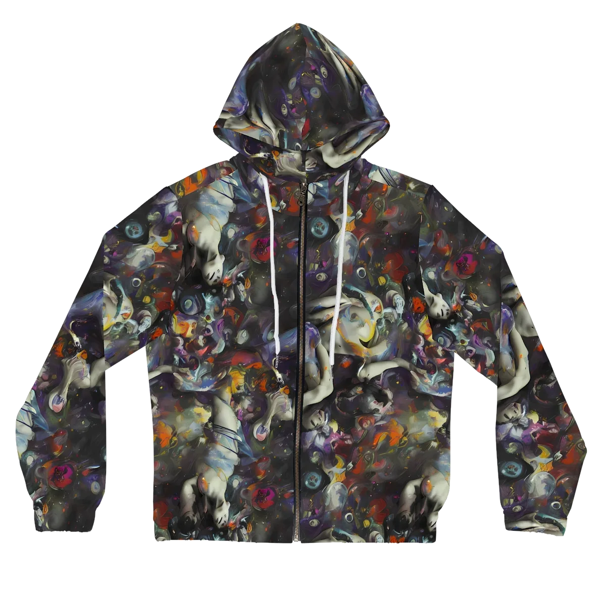 Dreamweaver's Canvas on Women's Full-Zip Hoodie — Front