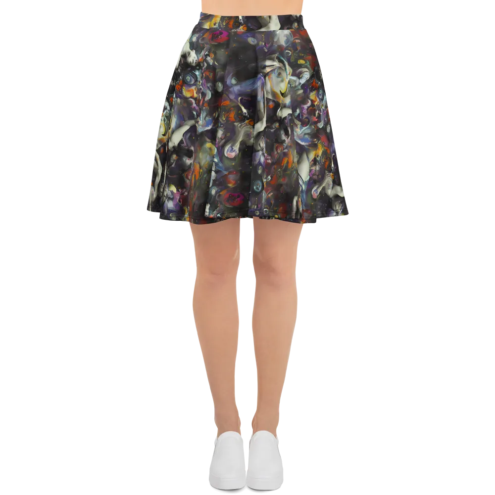 Dreamweaver's Canvas on Skater Skirt — Front