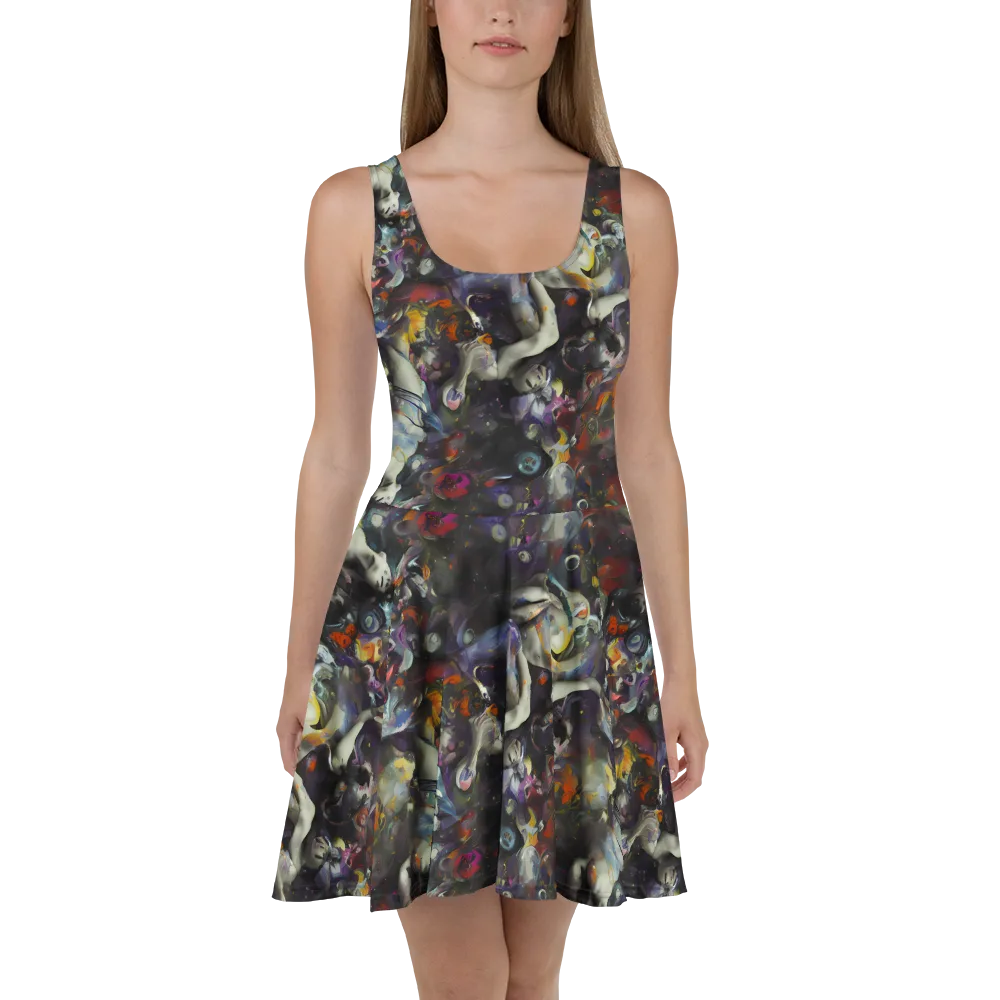 Dreamweaver's Canvas on Skater Dress — Front