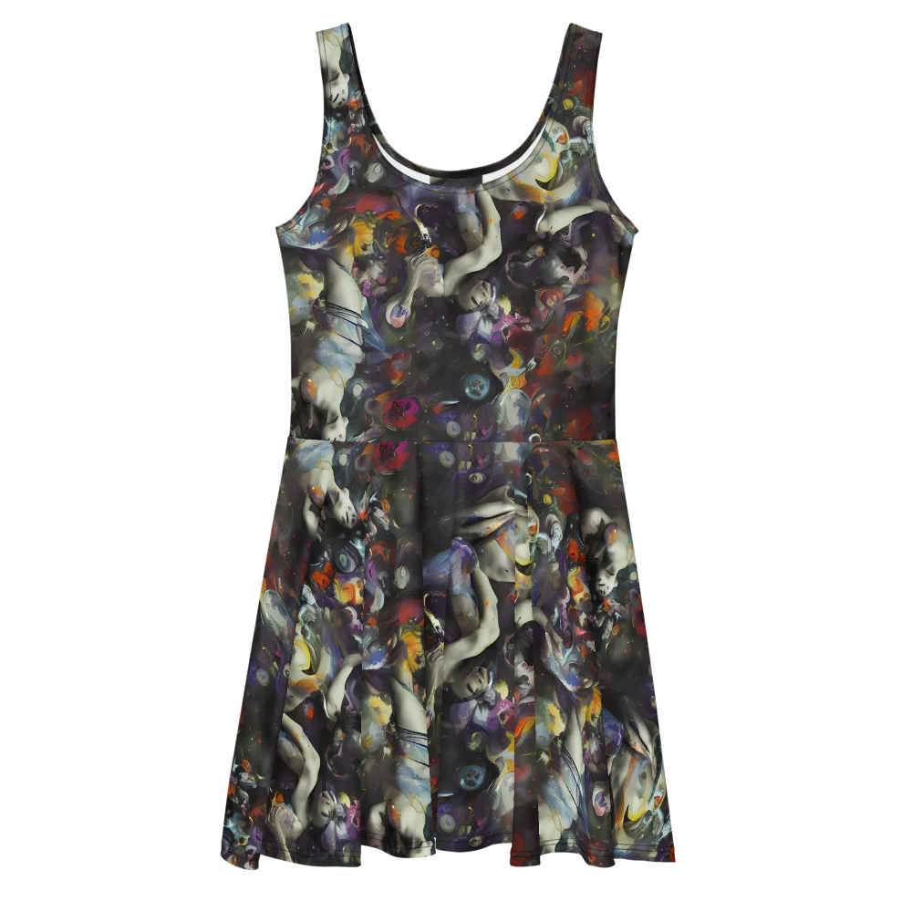 Dreamweaver's Canvas on Skater Dress — Front