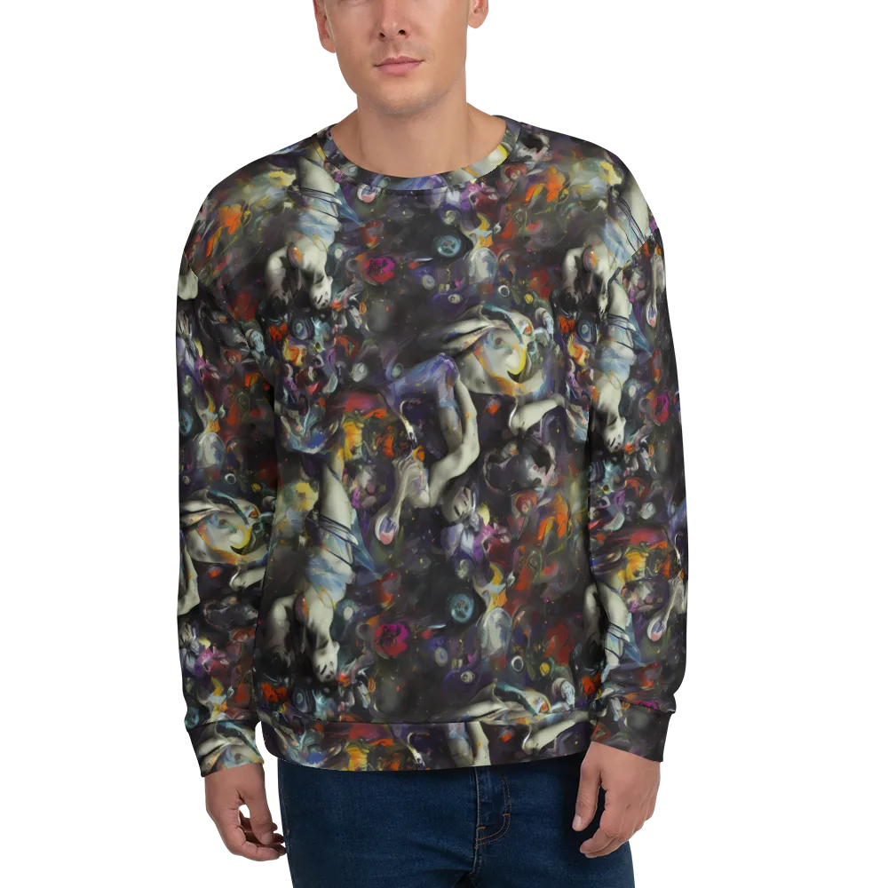 Dreamweaver's Canvas on Sweatshirt — Front