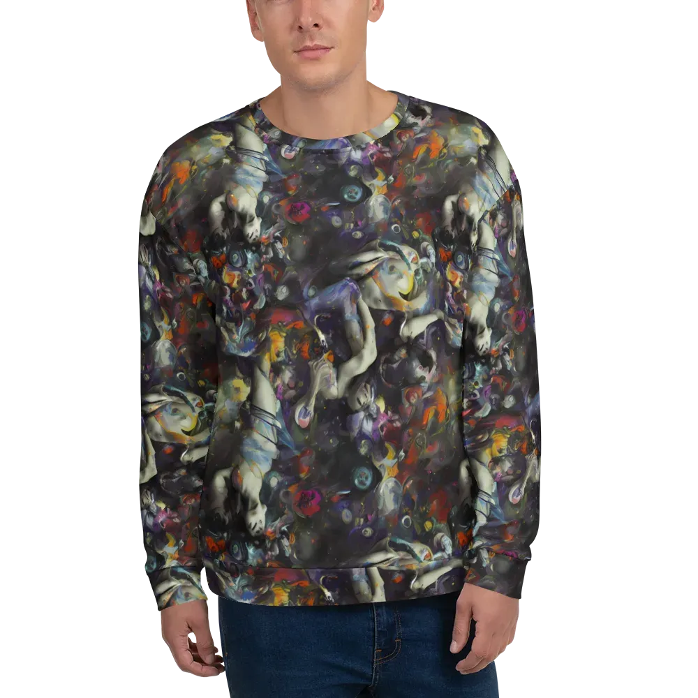 Dreamweaver's Canvas on Sweatshirt — Front