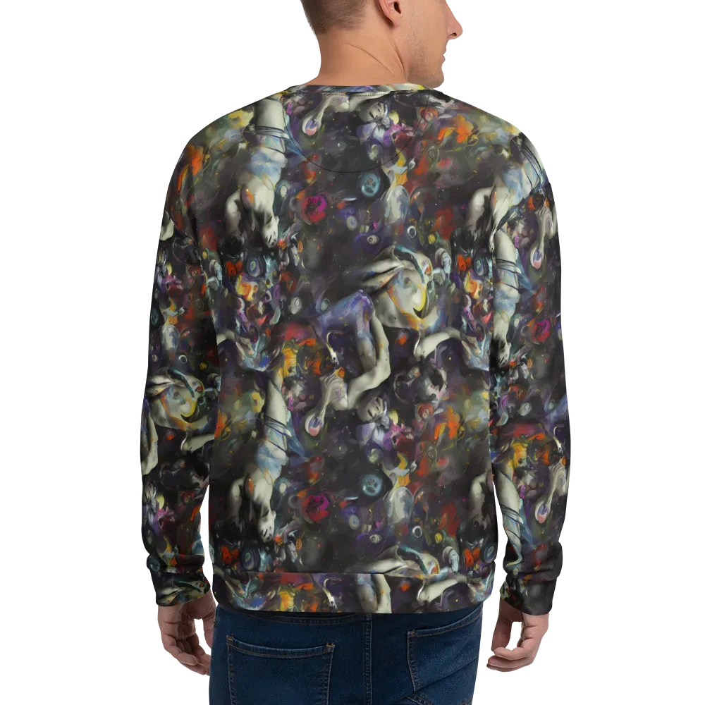 Dreamweaver's Canvas on Sweatshirt — Back