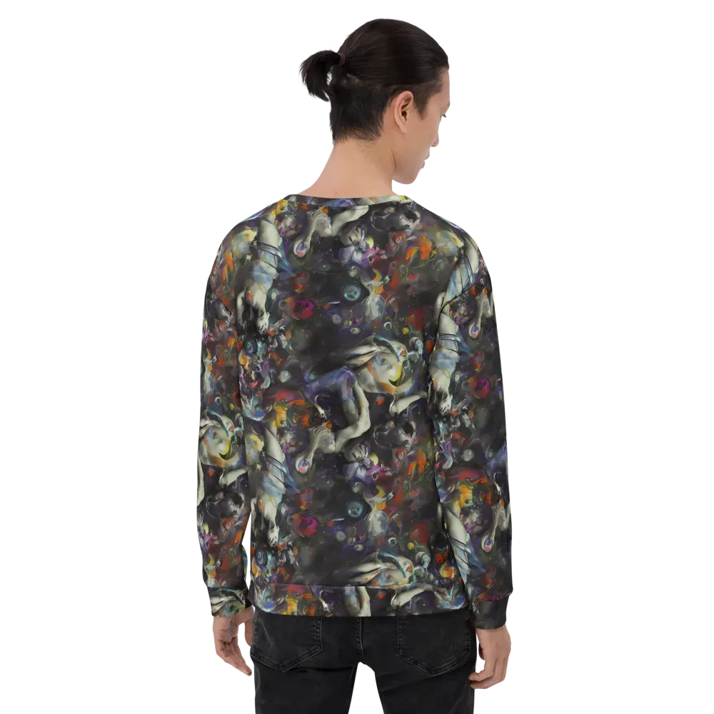 Dreamweaver's Canvas on Sweatshirt — Back