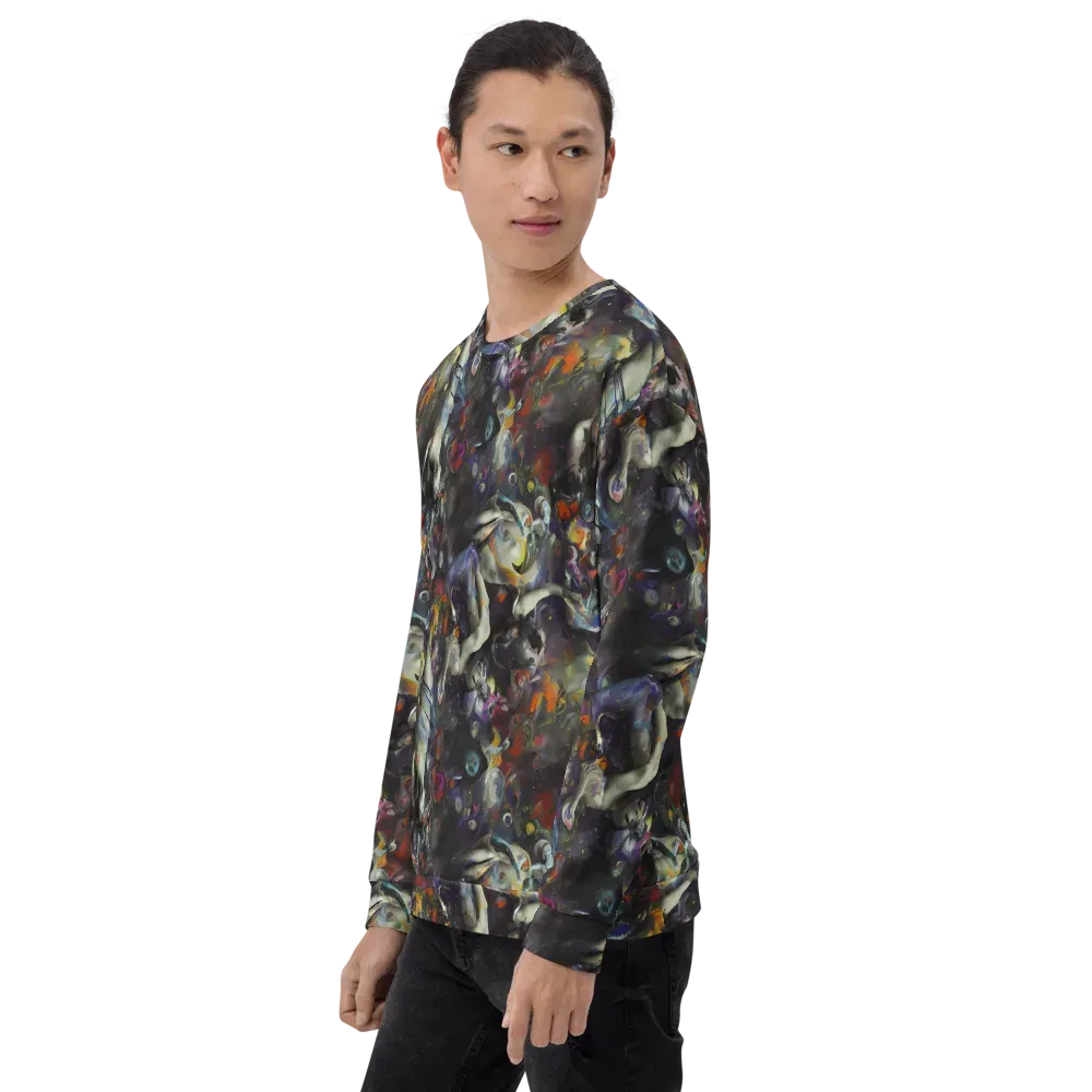 Dreamweaver's Canvas on Sweatshirt — Left Front