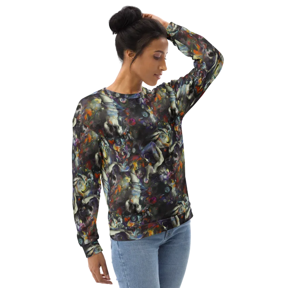 Dreamweaver's Canvas on Sweatshirt — Right Front