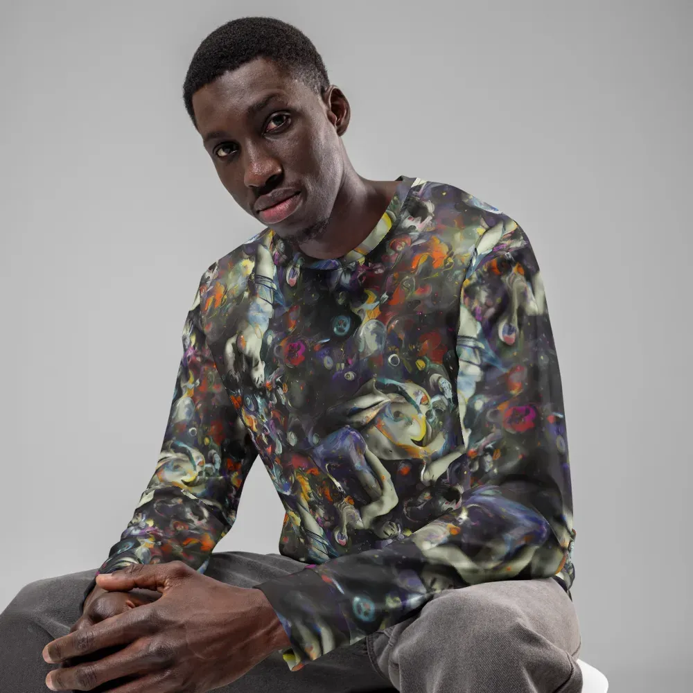 Dreamweaver's Canvas on Sweatshirt — Front