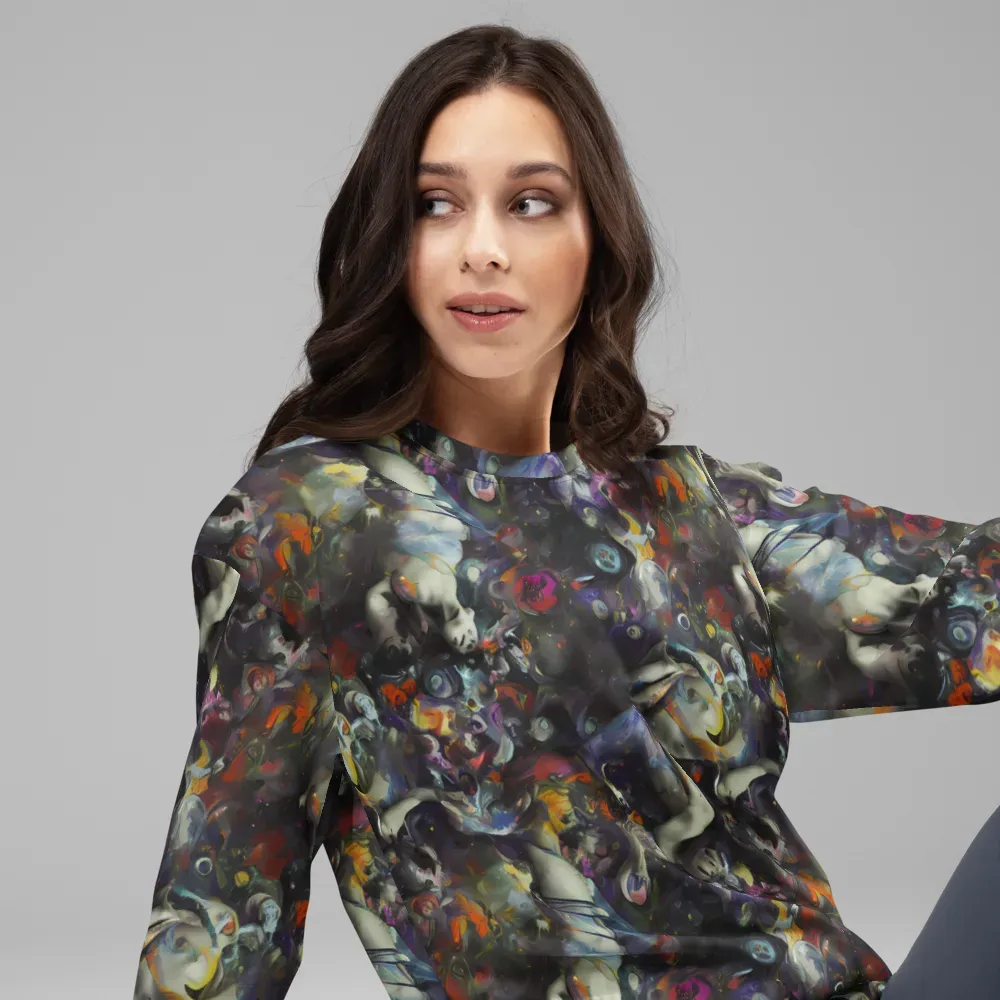 Dreamweaver's Canvas on Sweatshirt — Right Front