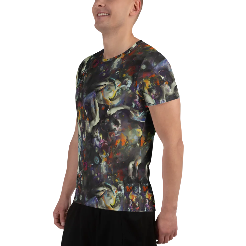 Dreamweaver's Canvas on Men's Athletic T-Shirt — Left