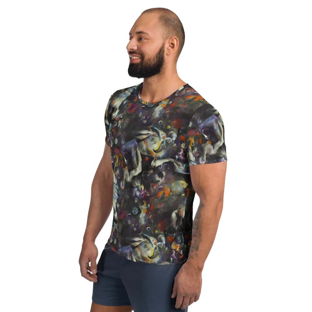 Dreamweaver's Canvas on Men's Athletic T-Shirt — Left