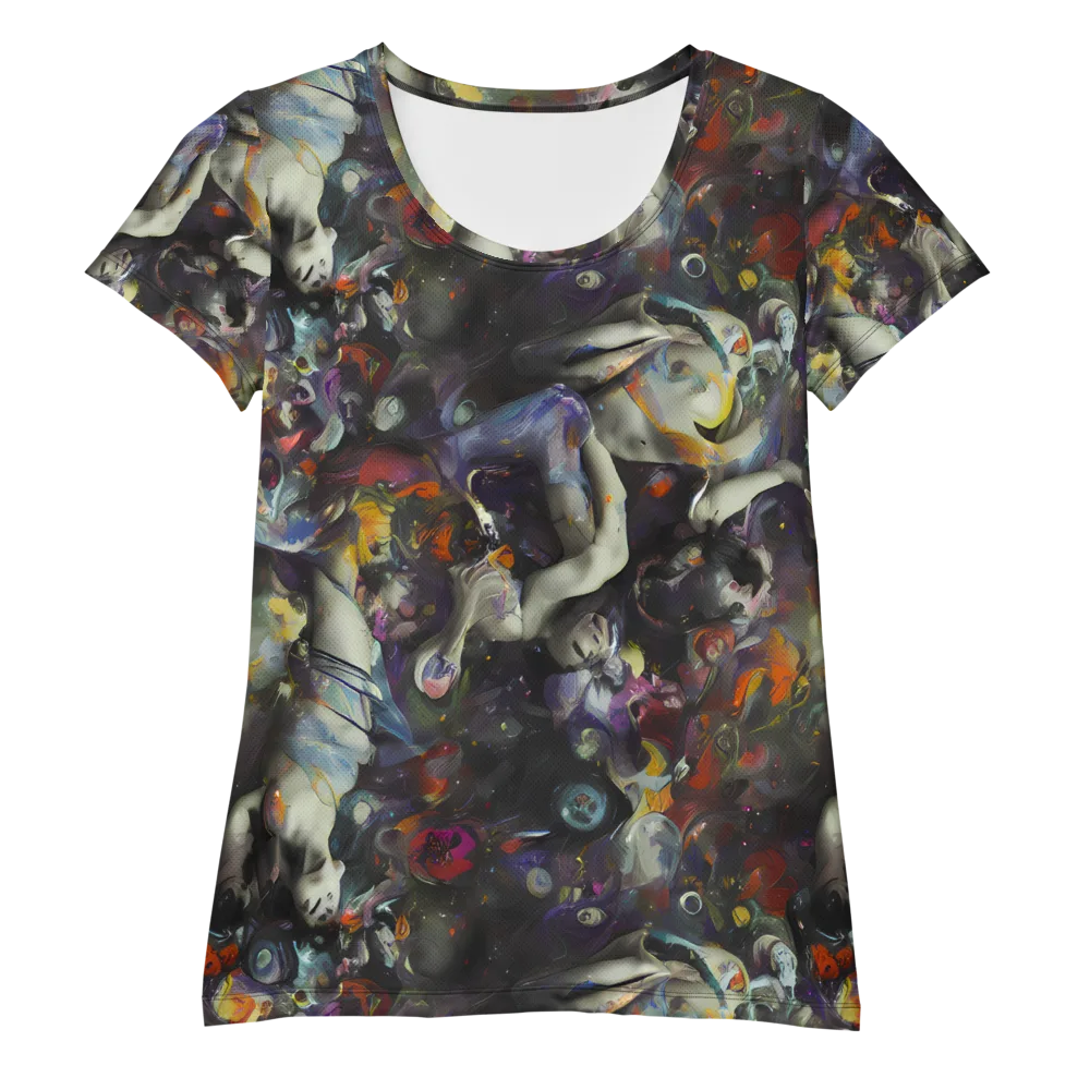 Dreamweaver's Canvas on Women's Athletic T-Shirt — Front