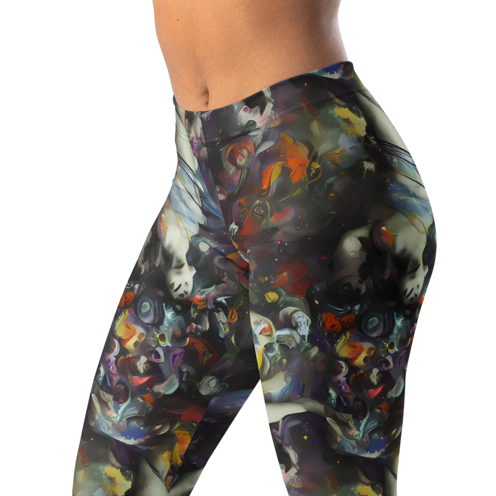 Dreamweaver's Canvas on Leggings — Left Front