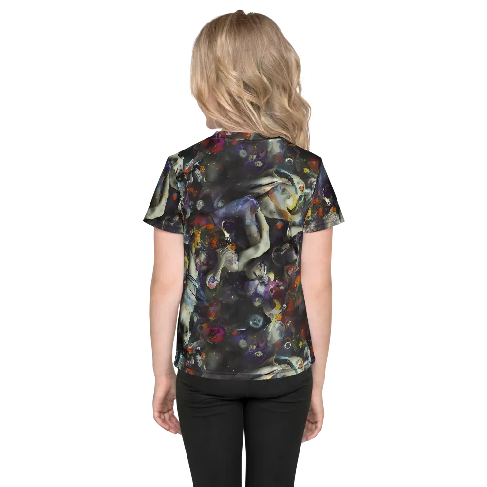 Dreamweaver's Canvas on Kids Crew Neck T-Shirt — Back