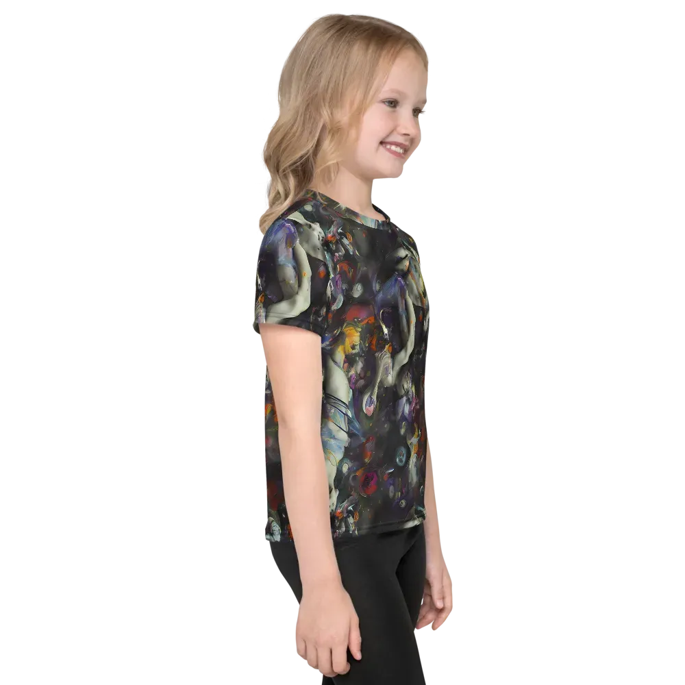 Dreamweaver's Canvas on Kids Crew Neck T-Shirt — Right