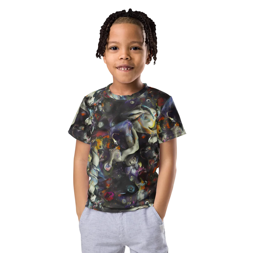 Dreamweaver's Canvas on Kids Crew Neck T-Shirt — Front