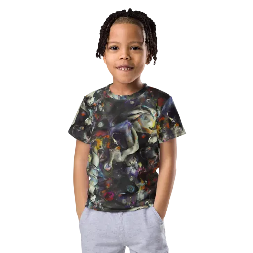 Dreamweaver's Canvas on a Kids Crew Neck T-Shirt