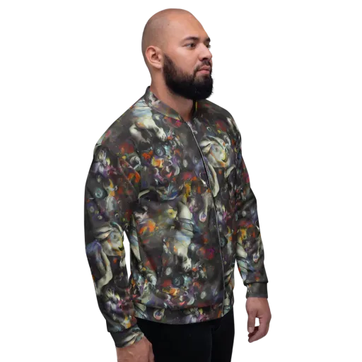 Dreamweaver's Canvas on a Bomber Jacket