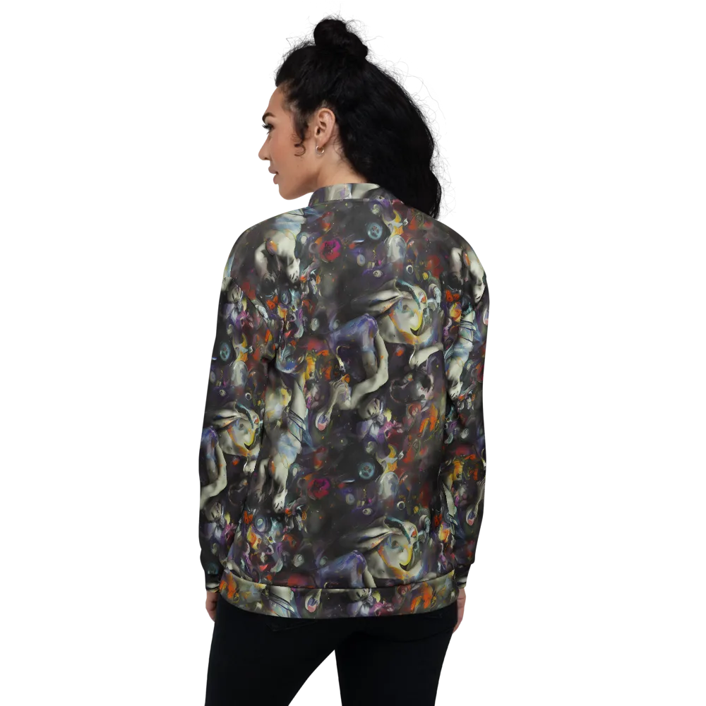 Dreamweaver's Canvas on Bomber Jacket — Back