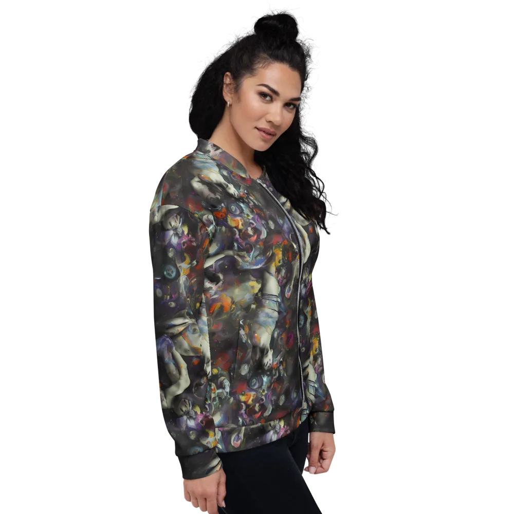 Dreamweaver's Canvas on Bomber Jacket — Right
