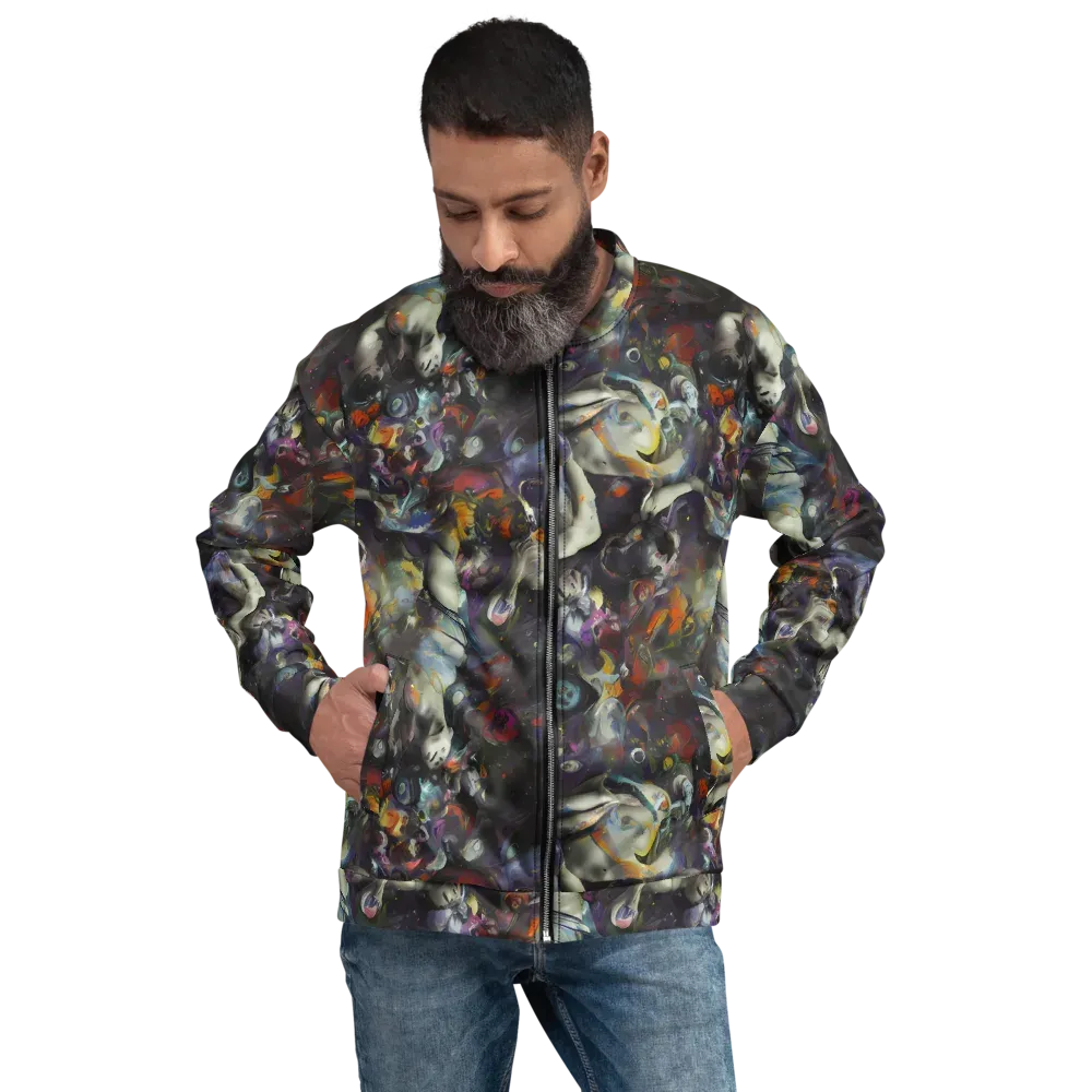 Dreamweaver's Canvas on Bomber Jacket — Front