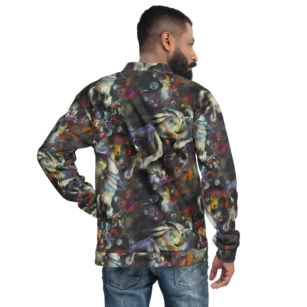Dreamweaver's Canvas on Bomber Jacket — Back