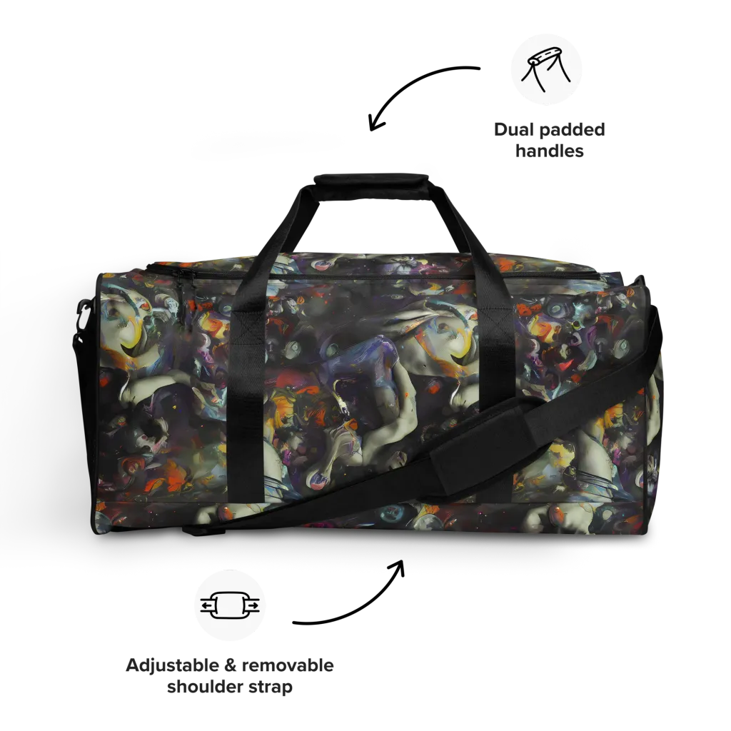 Dreamweaver's Canvas on Duffle Bag — Front