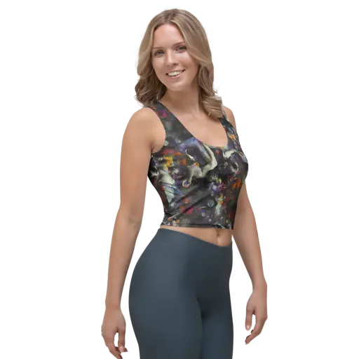 Dreamweaver's Canvas on a Crop Top