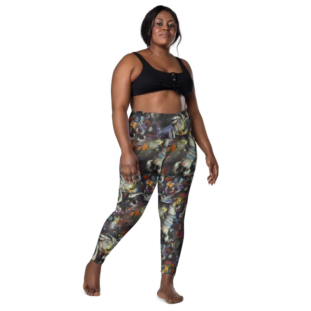 Dreamweaver's Canvas on Leggings with Pockets — Front