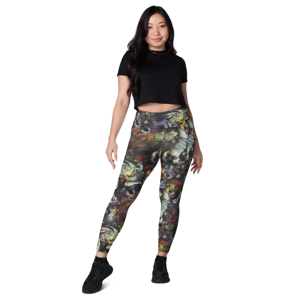 Dreamweaver's Canvas on Leggings with Pockets — Front