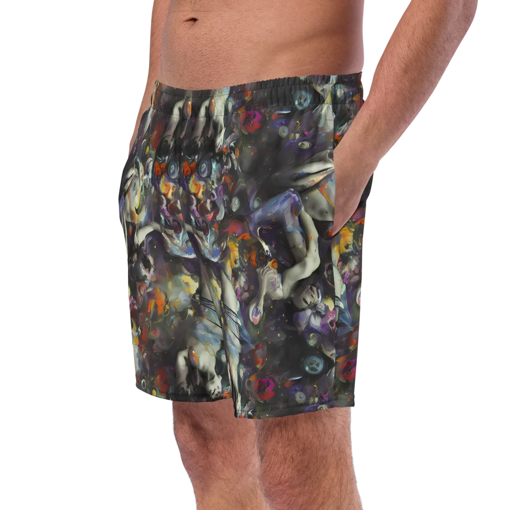 Dreamweaver's Canvas on Swim Trunks — Left Front