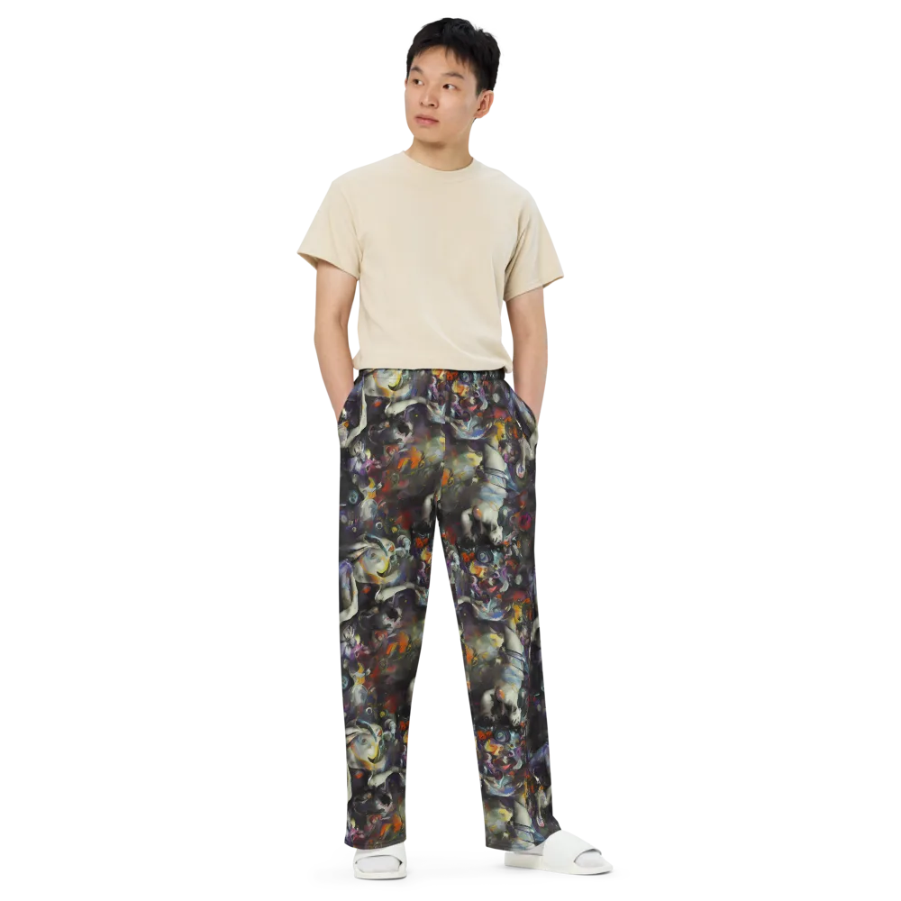Dreamweaver's Canvas on Wide-Leg Pants — Front